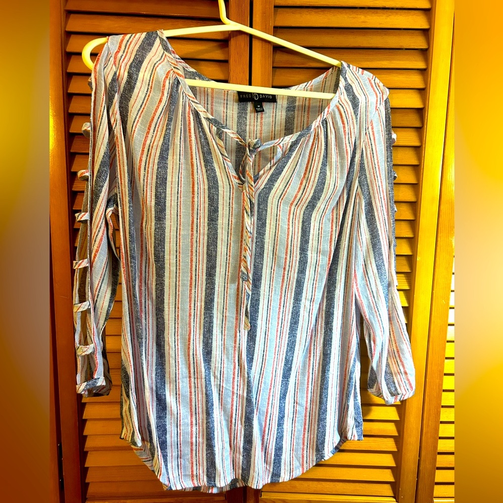 striped blouse